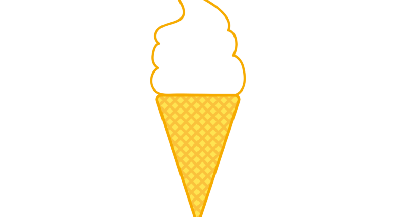 ソフトクリーム イラスト素材や印刷テンプレートの無料ダウンロードサイト そざいフェスタ